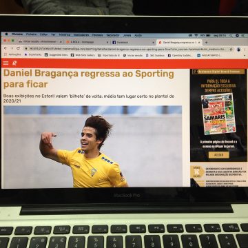 Manchete na imprensa nacional: Bragança regressa a casa