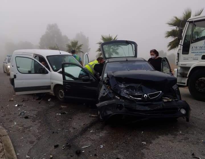 Quatro feridos em acidente em Almeirim