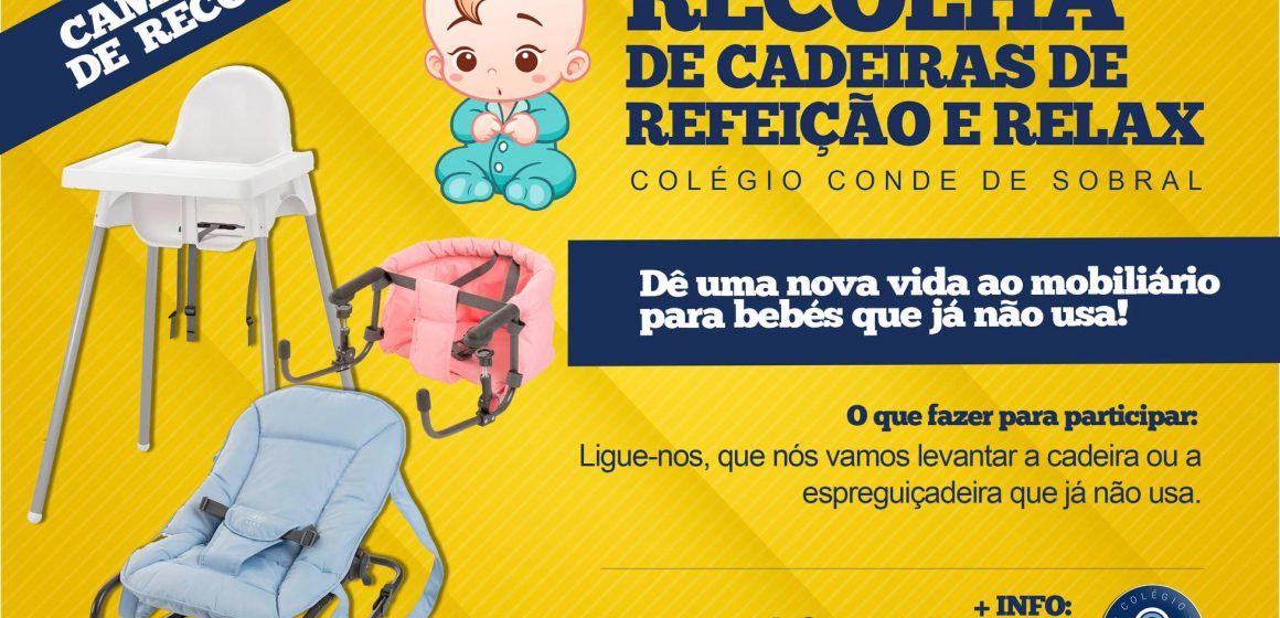 Colégio Conde de Sobral lança segunda campanha para ajudar crianças