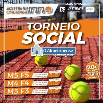 O ALMEIRINENSE dá nome a torneio de Padel