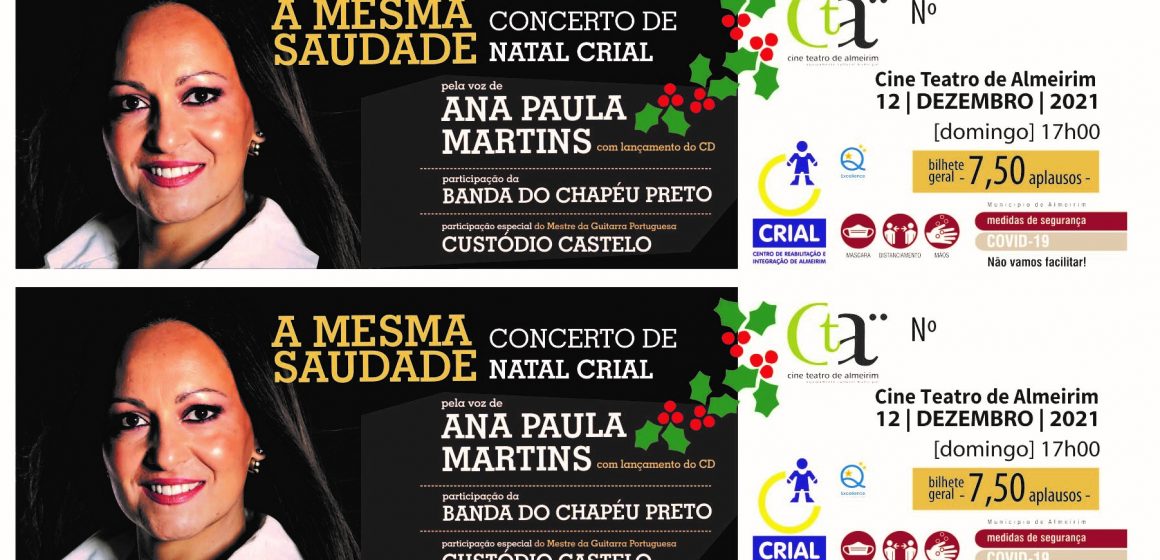 CRIAL: Concerto de Natal no dia 12