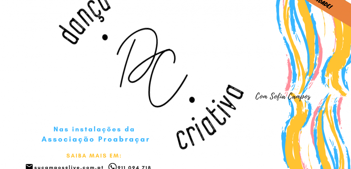 Abertas inscrições para dança criativa