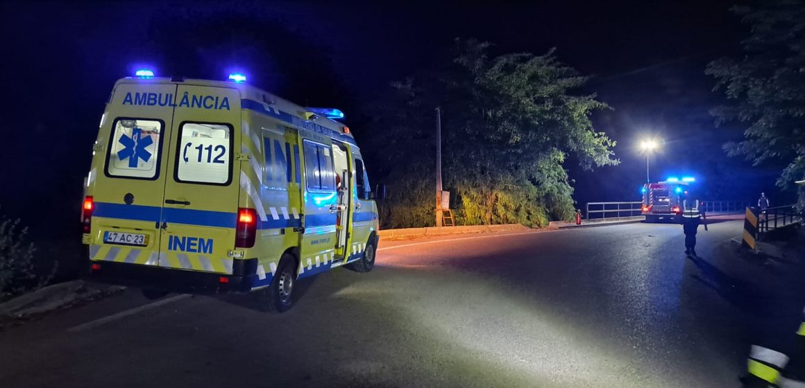 Despiste de motociclo provoca uma vítima mortal na Estrada do Campo