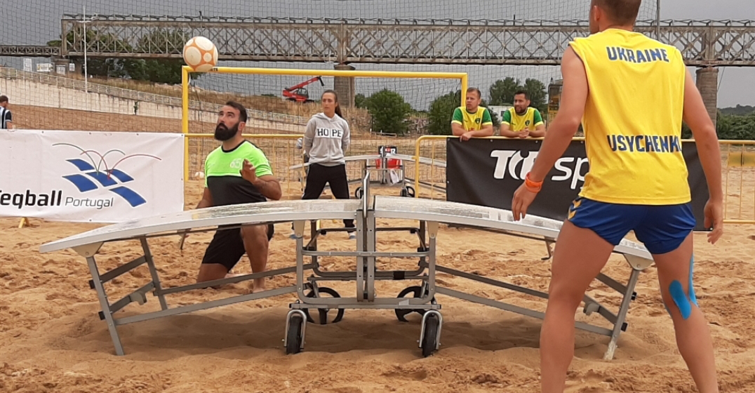 Almeirinense Leonor Pinho estreia-se como árbitra principal no Circuito Nacional de Teqball