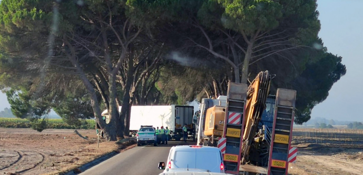 Despiste de camião corta trânsito entre Almeirim e Raposa