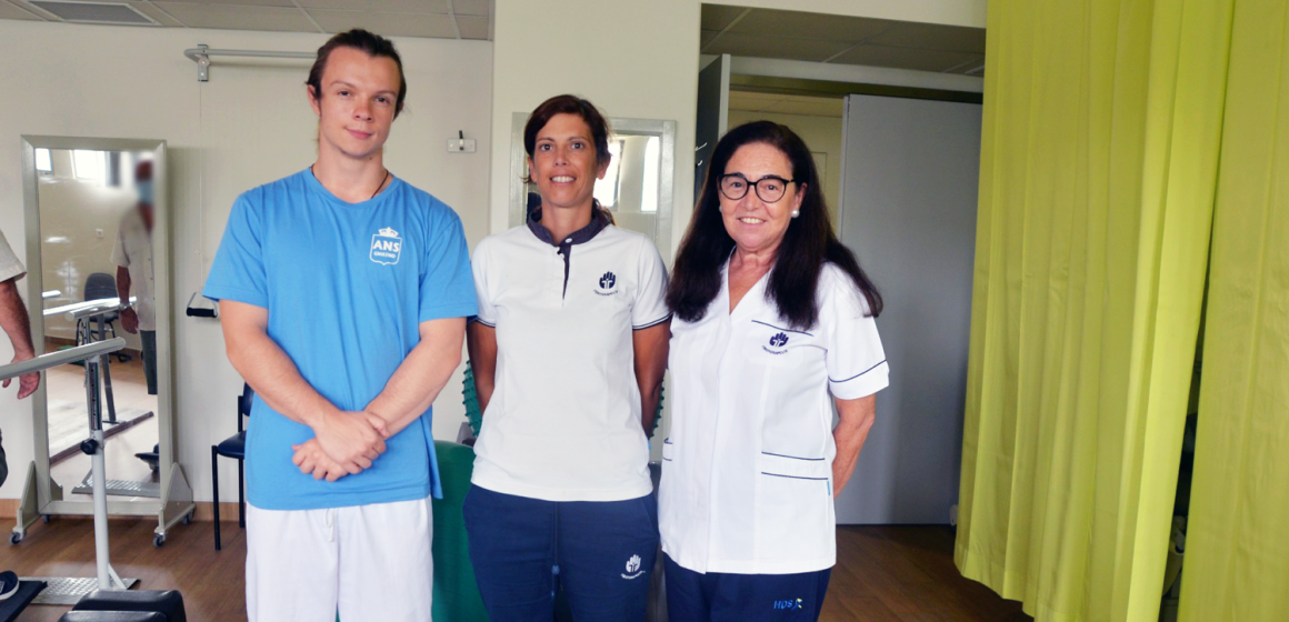 Polaco escolheu Hospital de Santarém para realizar estágio em fisioterapia
