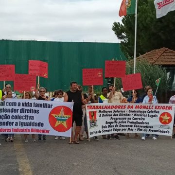 Greve na Monliz provocou paragem na produção ao longo do dia