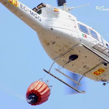 Helicóptero de combate aos incêndios recolocado no aeródromo de Santarém na sexta-feira