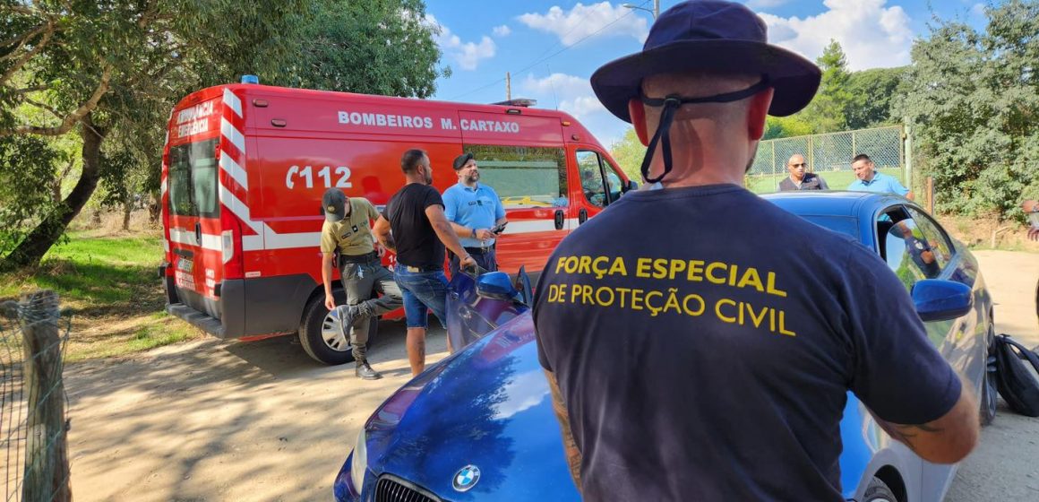 Força Especial de Proteção Civil de Almeirim ajuda no resgate de criança desaparecida em Valada