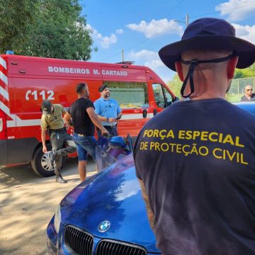 Força Especial de Proteção Civil de Almeirim ajuda no resgate de criança desaparecida em Valada