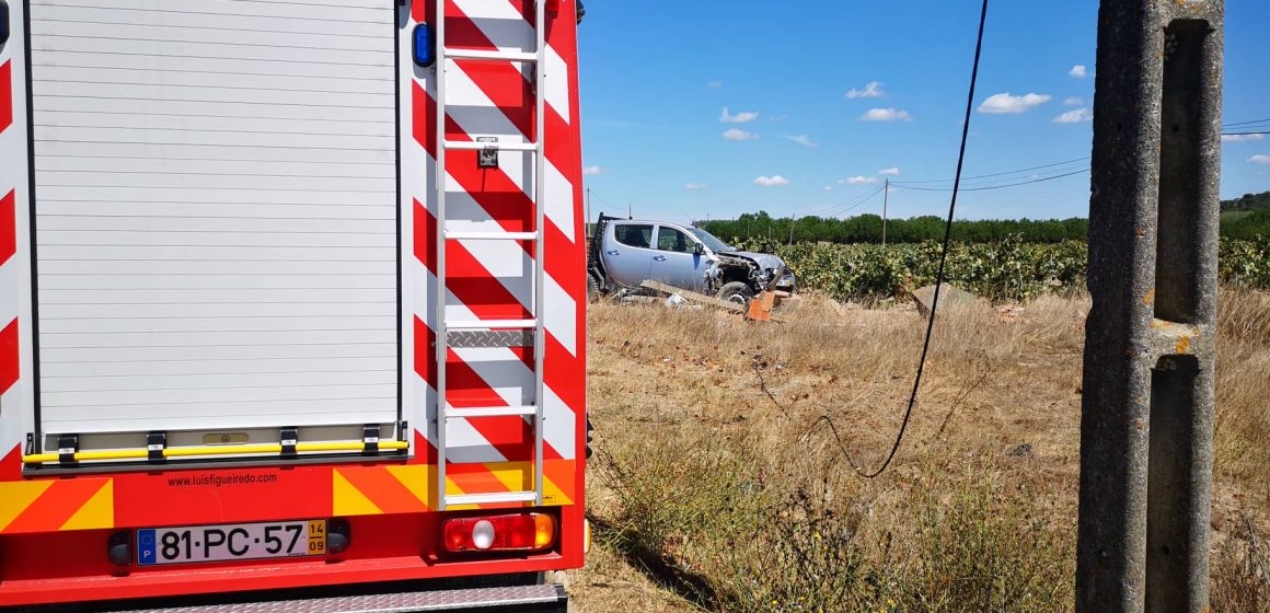 Despiste de 4×4 provoca um ferido em Paço dos Negros