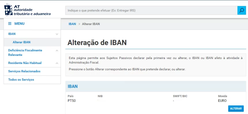 Fisco esclarece como resolver problemas com o IBAN