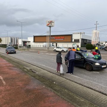 Colisão provoca um ferido na zona industrial de Almeirim