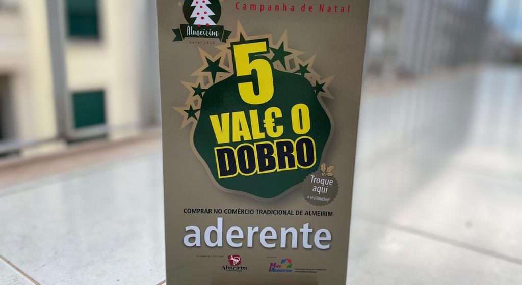 Campanha ‘5 Val€ o Dobro’ regressa este Natal ao comércio local