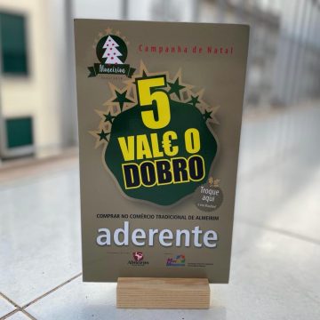 Campanha ‘5 Val€ o Dobro’ regressa este Natal ao comércio local