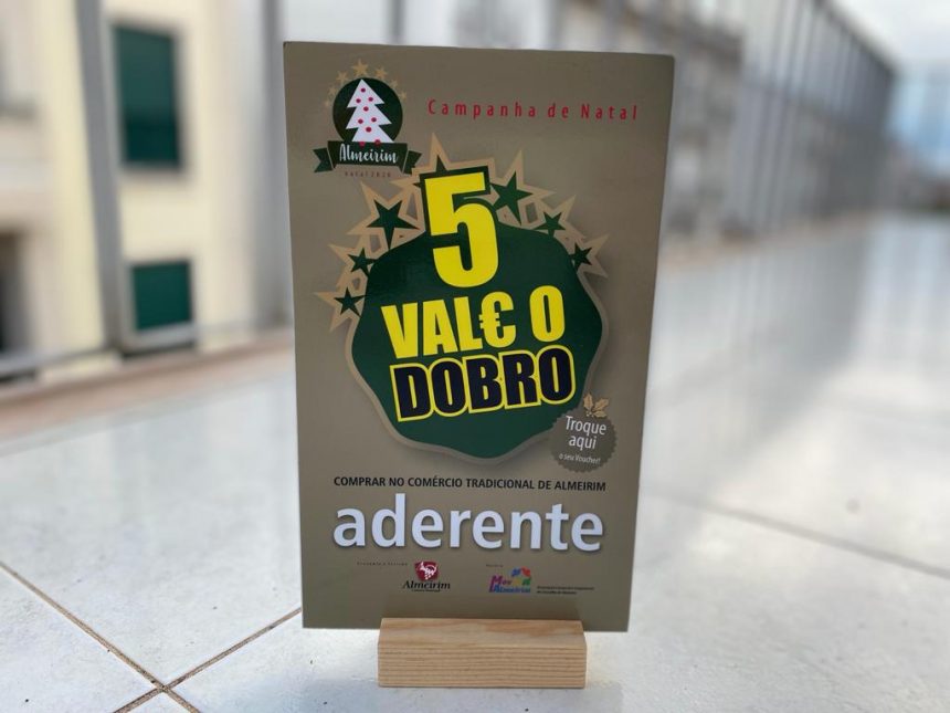 Campanha ‘5 Val€ o Dobro’ regressa este Natal ao comércio local