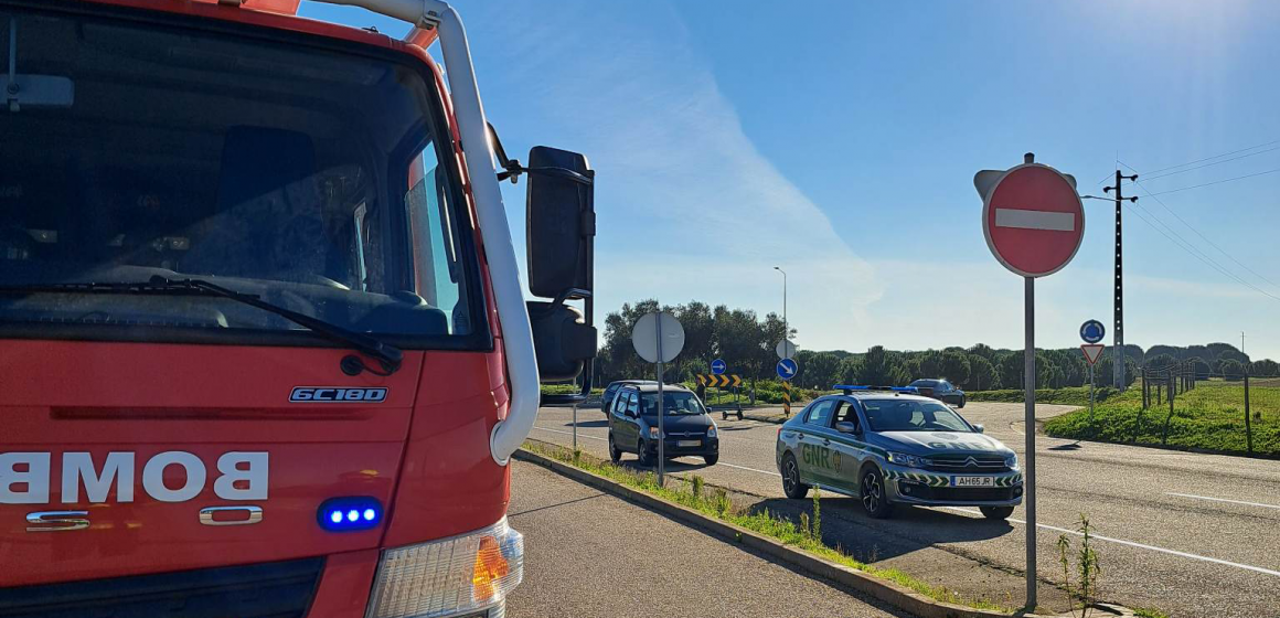 Acidente entre carro e trotinete provoca um ferido em Almeirim