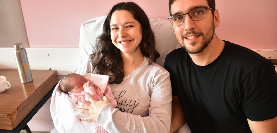 Matilde Vicente, de Almeirim, é a bebé do ano no Hospital de Santarém
