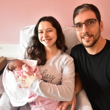 Matilde Vicente, de Almeirim, é a bebé do ano no Hospital de Santarém