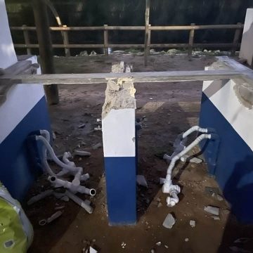 Vergonha: Parque de Merendas da Raposa vandalizado e roubado