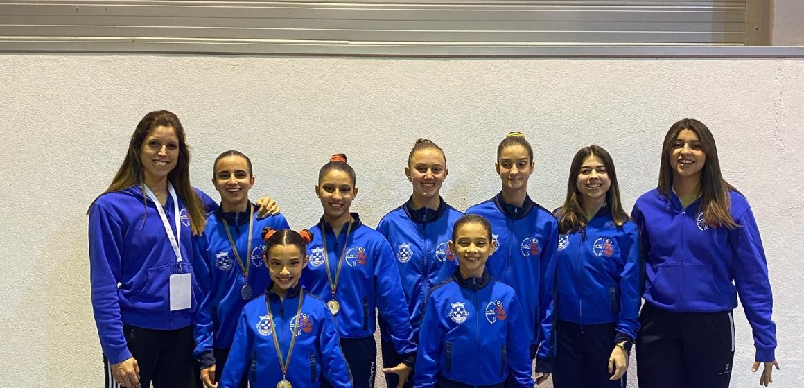 Ginástica dos 20kms sagra-se campeã distrital e apura-se para o Nacional de Ginástica Acrobática