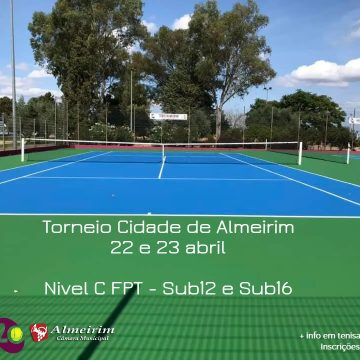 Torneio Cidade de Almeirim abre torneios oficiais de Tenis de 2023