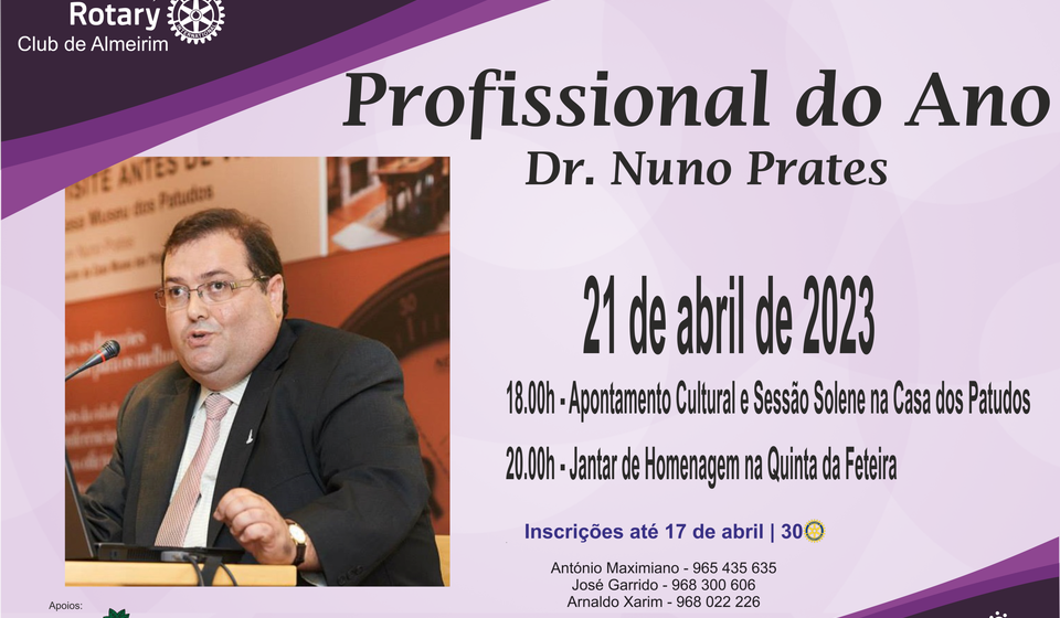 Nuno Prates é o profissional do ano