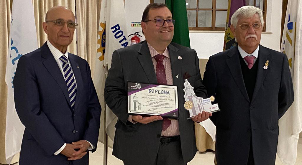 Rotary de Almeirim atribui distinção de Profissional do Ano a Nuno Prates