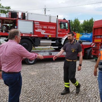 Almeirim acolhe bombeiros franceses e italianos que vão participar em exercício internacional