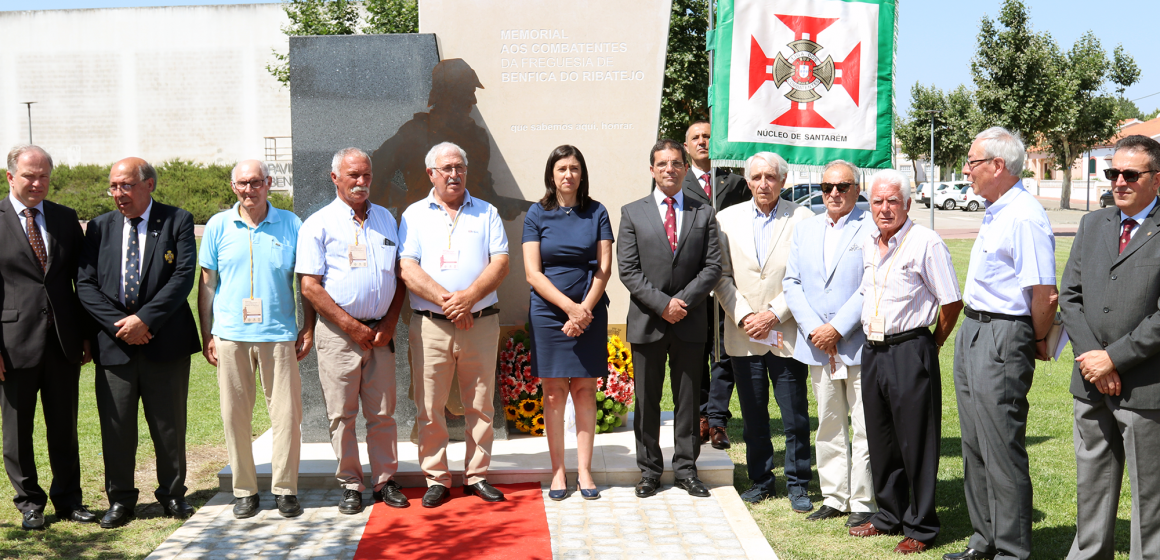 Memorial aos Combatentes inaugurado em Benfica do Ribatejo