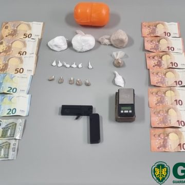 GNR apreende cerca de mil doses de droga a traficante preso a semana passada