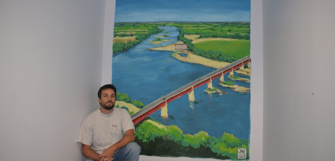 Sala de Emergência do HDS com pintura à mão