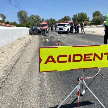 Morreu um dos feridos do choque frontal na EN 118