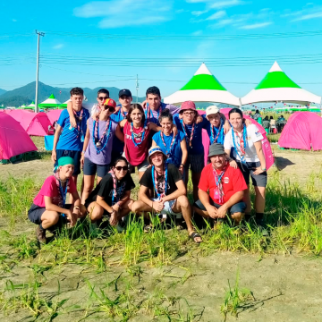 Escuteiros de Almeirim na Coreia do Sul foram deslocados para a cidade de Jeonju-si (c/vídeo)