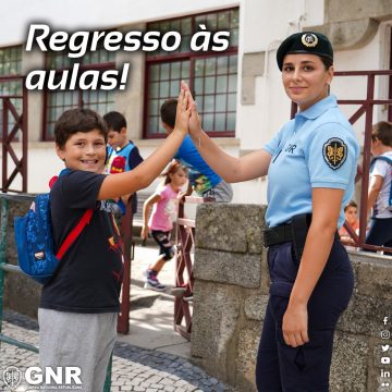 Regresso às aulas 2023 com presença da GNR