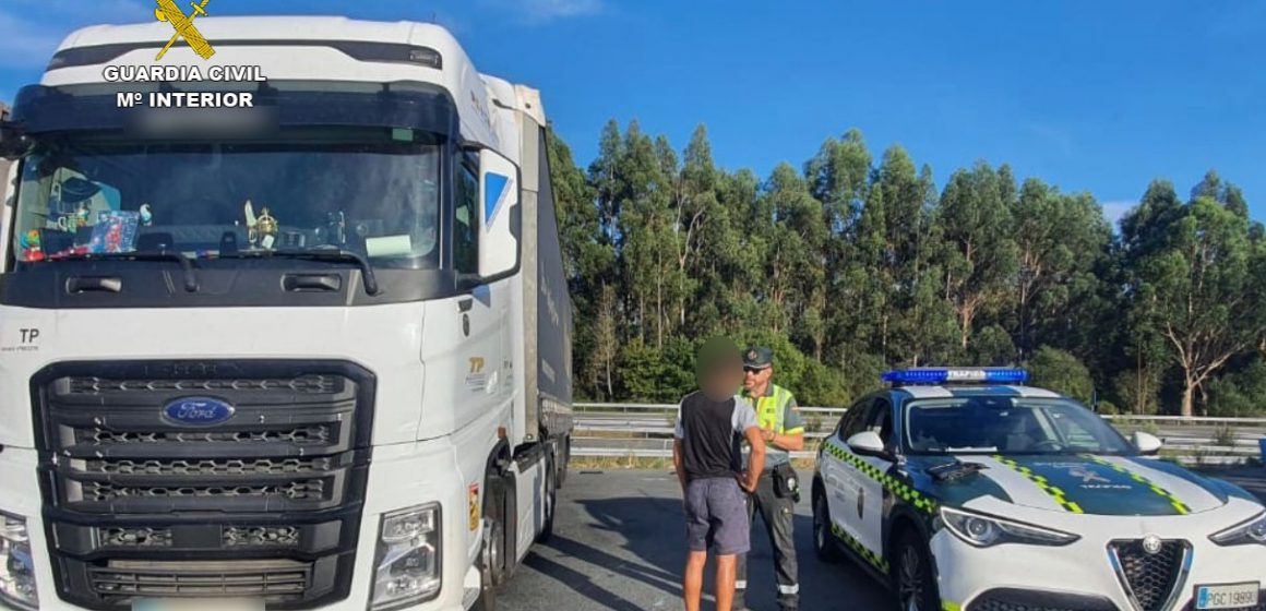 Camionista da região acusou cocaína e cansaço extremo na Galiza