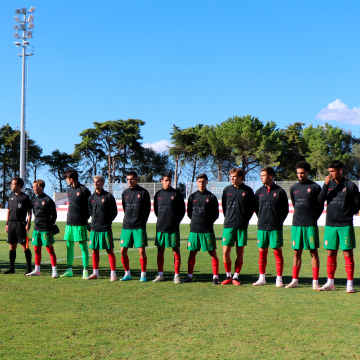 Lucas Anjos titular na vitória da seleção nacional sub-20 frente à Roménia