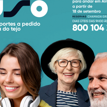 Transporte flexível: Ao serviço desde dia 18