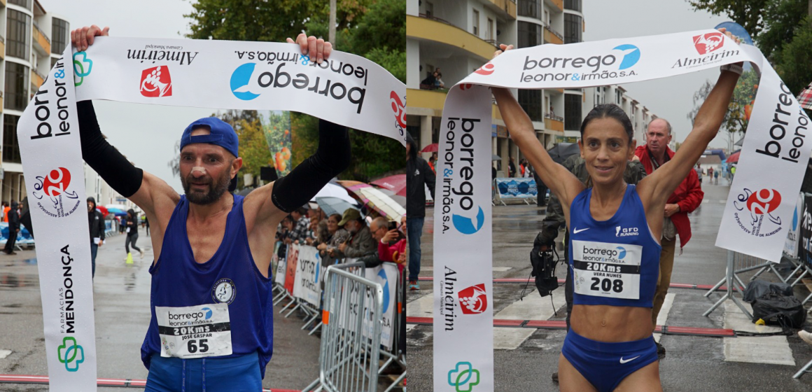 José Gaspar e Vera Nunes vencem da 36ª edição dos 20kms de Almeirim