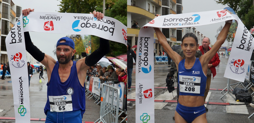 José Gaspar e Vera Nunes vencem da 36ª edição dos 20kms de Almeirim