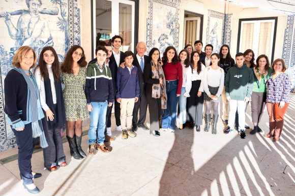 Jovem de Almeirim participa em audiência com o Presidente da República