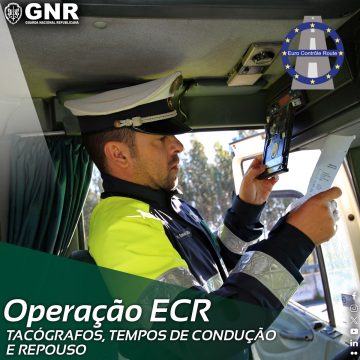 GNR atenta aos tacógrafos e tempos de condução e repouso