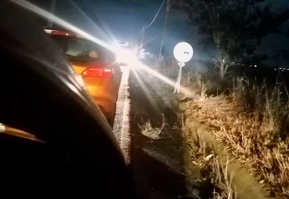 Três feridos em colisão entre três viaturas na EN368