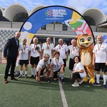 Torneio de Walking Football reuniu centena e meia de seniores em Almeirim