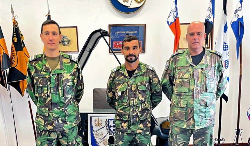Militar de Benfica do Ribatejo é o primeiro a integrar a Brigada Mecanizada em Regime de Contrato Especial