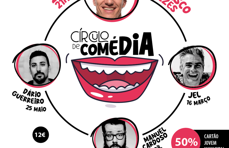 Cineteatro da Chamusca recebe até maio Círculo de Comédia de Stand Up Comedy