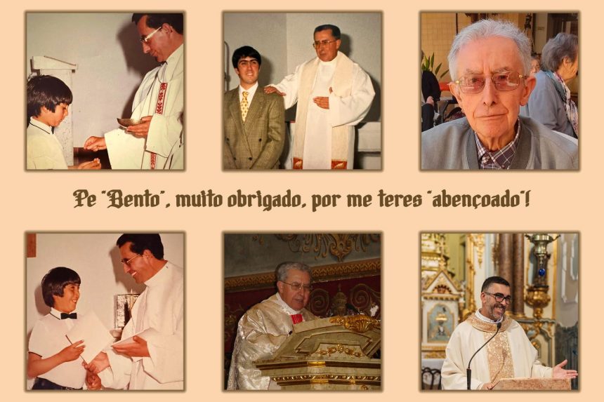 O padre da minha terra partiu para o céu!