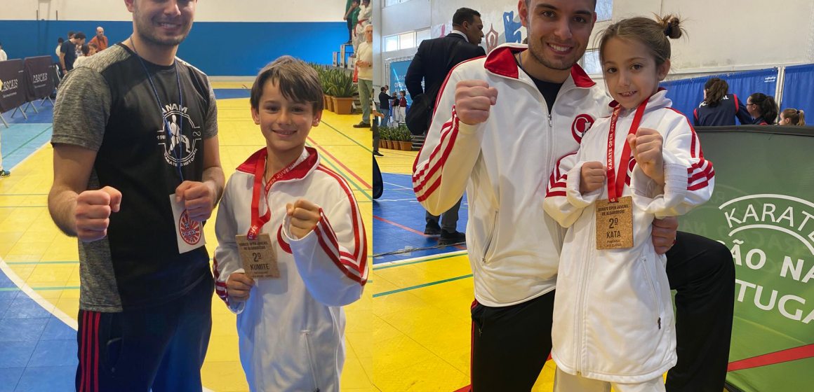 Centro de Karaté-Do Shotokan de Benfica do Ribatejo com dois pódios em Alcabideche