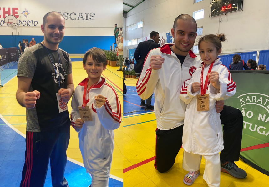 Centro de Karaté-Do Shotokan de Benfica do Ribatejo com dois pódios em Alcabideche