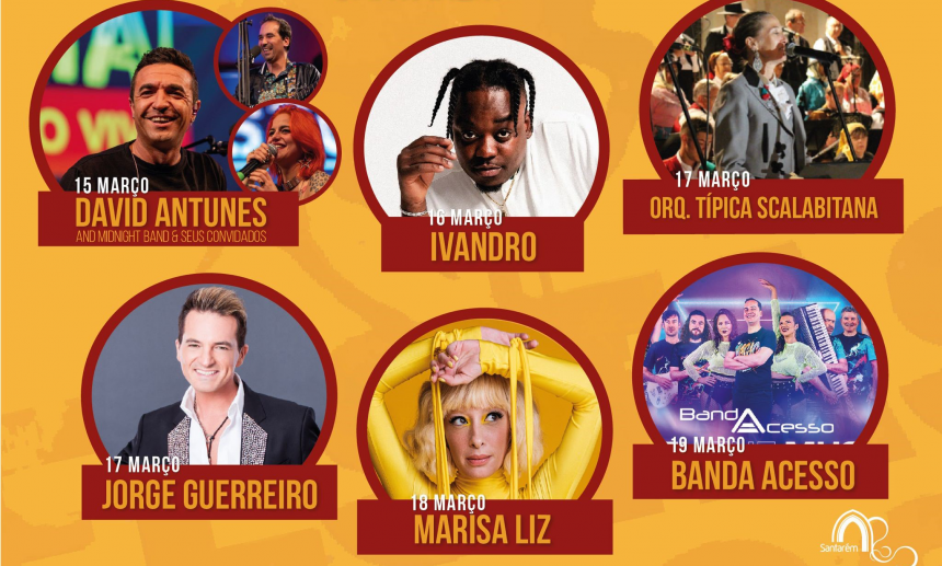 Mariza Liz, Ivandro e David Antunes nas Festas de S. José em Santarém